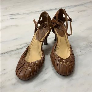 Nine West brown heels